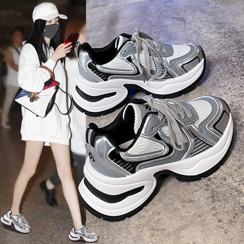 Damen Sneakers mit dämpfender Sohle und atmungsaktiver Mesh-Oberfläche R&B