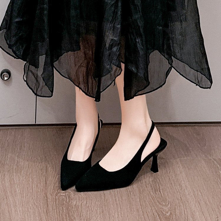 Damen Slingback-Pumps mit elegantem Design und Blockabsatz R&B