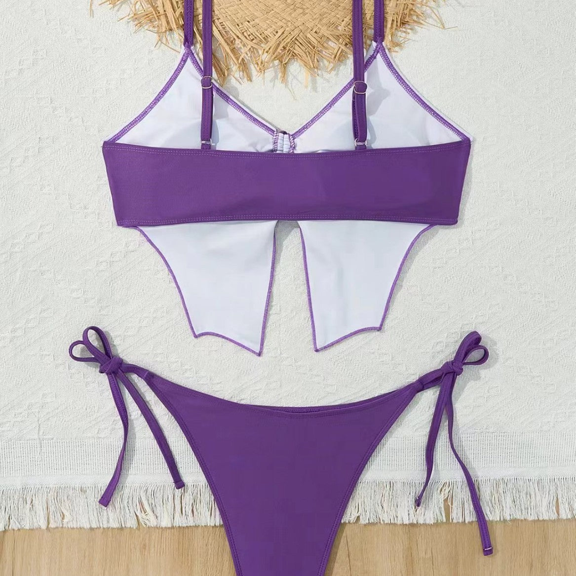 Damen Bikiniset mit verspieltem Schmetterlingsdesign R&B