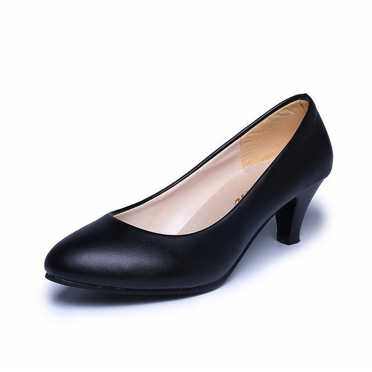 Damen klassische Stiletto-Pumps mit glänzender Lackoberfläche R&B