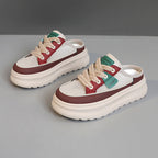 Damen Lässige Sneakers mit innovativem Zipper-Design und bequemer Dämpfung R&B