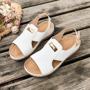 Damen Komfortable Sandalen mit verstellbarem Riemendesign R&B