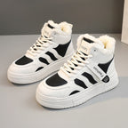Damen Hochflorige Sneaker aus robustem Kunstleder mit weichem Innenfutter R&B