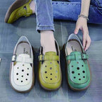 Damen Bequeme und modische Clogs mit verstellbarem Riemen und atmungsaktiver Sohle R&B