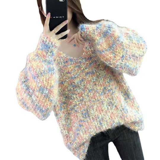 Damen Pullover im lässigen Strickstil R&B