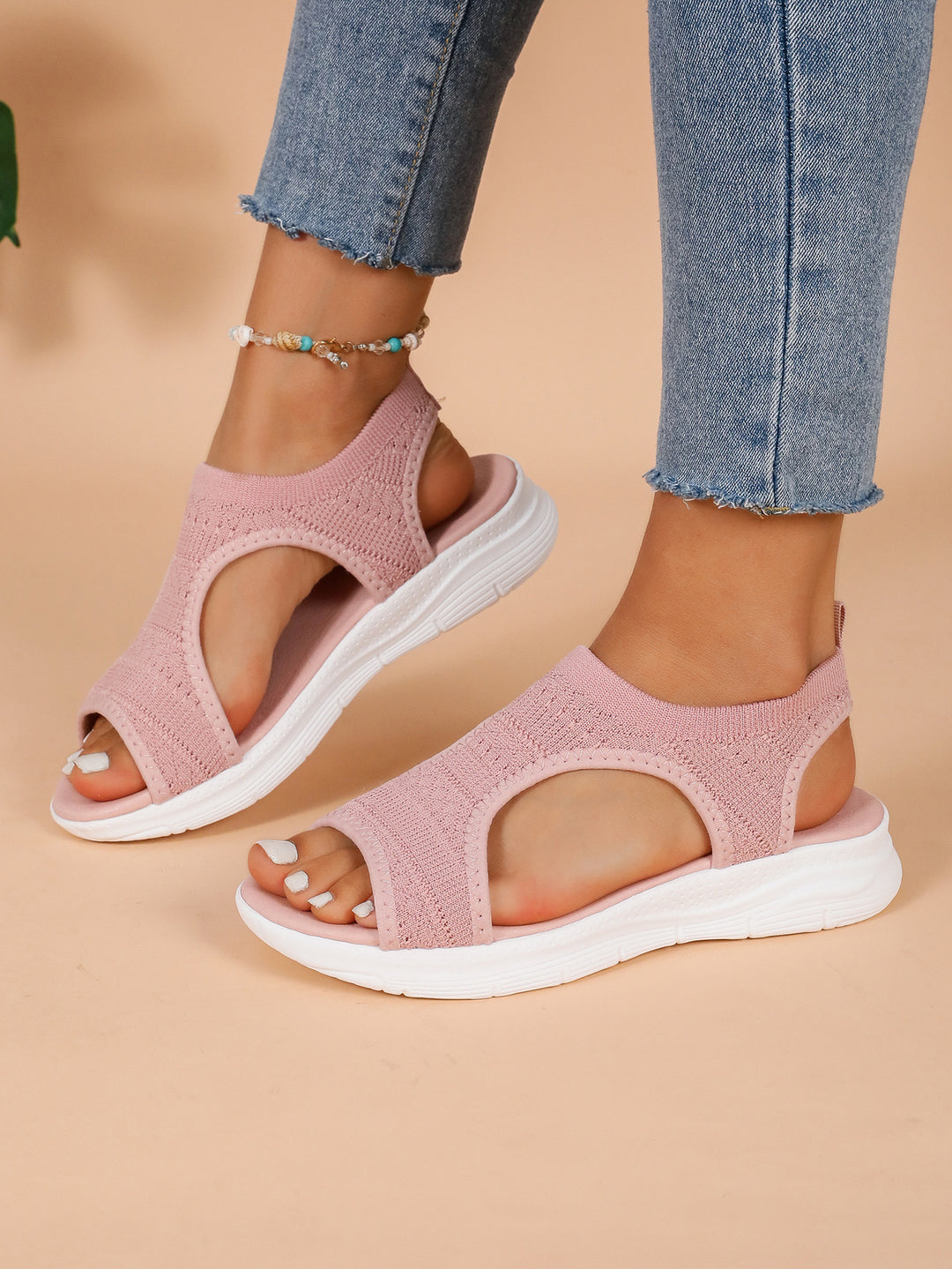 Damen Komfortable Strandsandalen mit atmungsaktivem Obermaterial R&B