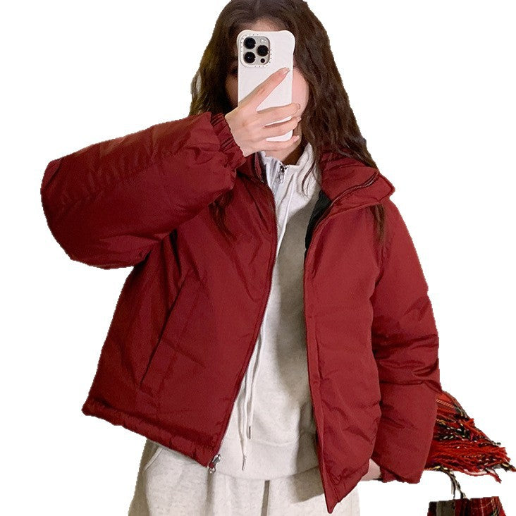 Damen Kurze, wattierte Freizeitjacke mit seitlichen Reißverschlusstaschen R&B