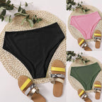Damen Hochgeschnittener Bikini-Slip mit bequemem Bund R&B