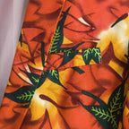 Damen Blazer im tropischen Blätterdesign