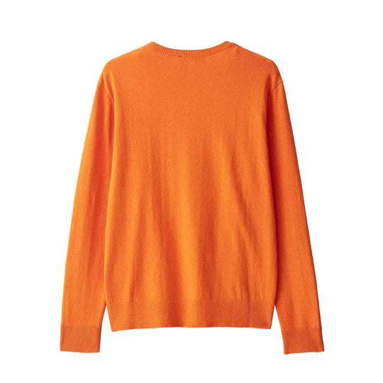 Damen eleganter V-Ausschnitt Strickpullover R&B