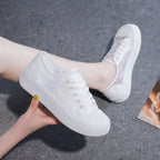 Damen Sneaker mit eleganter Spitzenoberfläche und rutschfester Sohle R&B