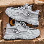 Damen trendige Athletic Sneakers mit stoßdämpfender Sohle und atmungsaktivem Obermaterial