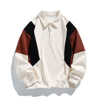 Damen modischer Polo-Pullover mit angesagten Farbkontrasten R&B