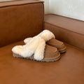 Damen Flauschige Clogs mit weichem Innenfutter R&B