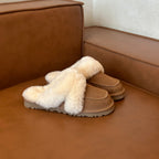 Damen Flauschige Clogs mit weichem Innenfutter R&B