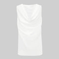 Damen elegant drapiertes Top EB