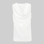 Damen elegant drapiertes Top EB