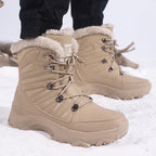 Damen Winterstiefel mit isolierender Polsterung und rutschfester Sohle R&B