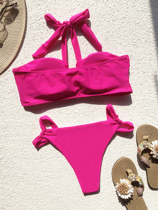 Damen Raffinierter Bikini mit innovativem Wickeldesign R&B