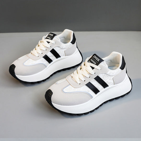 Damen modische Sneakers mit verstärktem Sohlenprofil und atmungsaktivem Obermaterial R&B