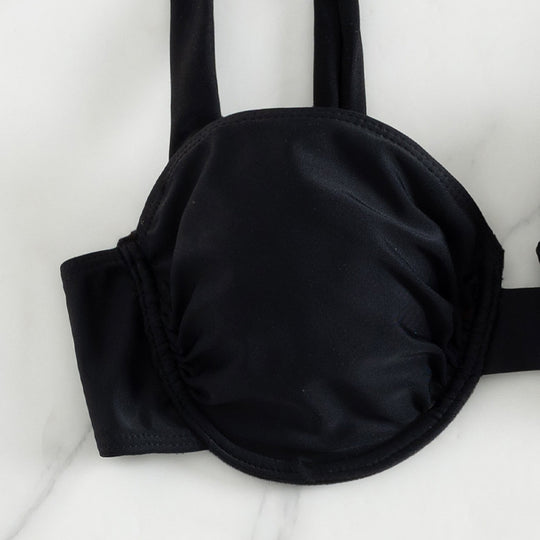 Damen Bikini-Set mit schickem Rock und gepolstertem Oberteil R&B