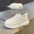 Damen Sportliche Sneakers mit atmungsaktiven Einsätzen und robustem Profil R&B