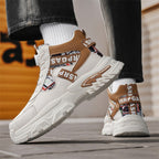 Damen Modische High-Top Sneakers mit stabiler Sohle und innovativem Schnellschnürsystem R&B