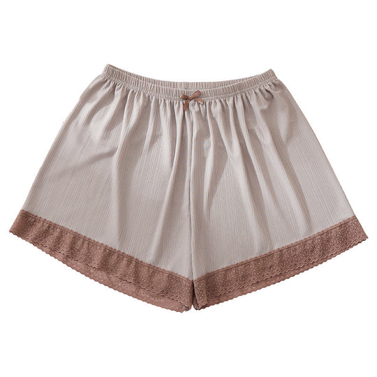 Damen Lässige Shorts mit dekorativem Spitzenbesatz R&B
