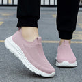 Damen Atmungsaktive Slip-On Sneakers mit flexiblem Strickdesign R&B