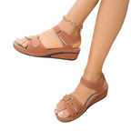 Damen Komfortable und ergonomische Sandalen mit verstellbaren Klettverschlüssen R&B