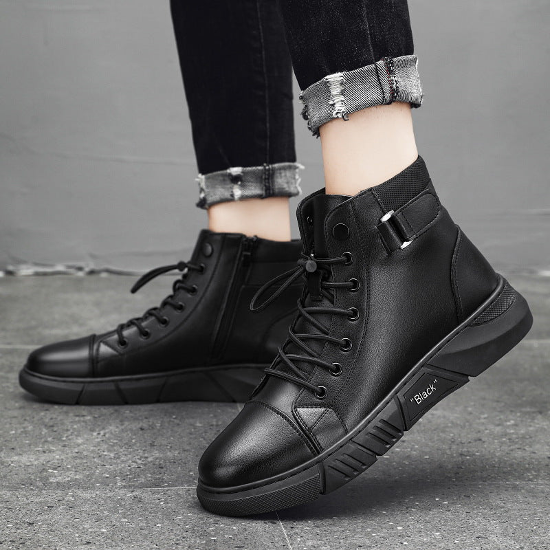 Damen hohe Sneaker Boots mit gepolsterter Innensohle und rutschfester Sohle