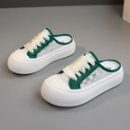 Damen Slip-On Sneakers im modernen Design mit transparentem Obermaterial und bequemer Sohle R&B