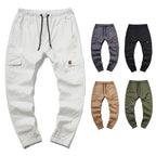 Herren Cargo-Hose im modernen Design mit mehreren Taschen und elastischem Bund