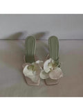 Damen Sandalen mit floralen Akzenten und elegantem Design R&B