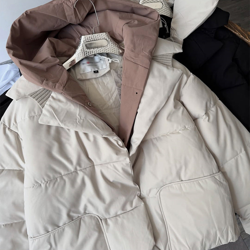 Damen Steppjacke mit großzügiger Kapuze und modernem Schnitt R&B
