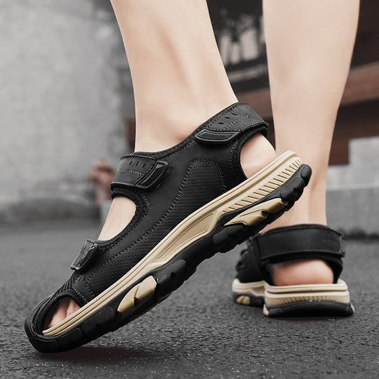 Damen Sportliche Freizeitsandalen mit verstellbaren Riemen und rutschfester Sohle R&B