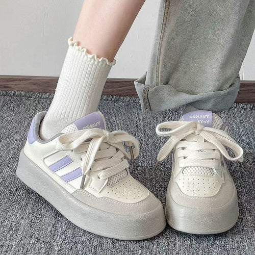 Damen Sportliche Sneaker mit komfortabler Polsterung und atmungsaktiver Oberflächenstruktur R&B