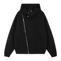 Damen Kapuzenpullover mit asymmetrischem Reißverschluss und komfortabler Passform