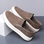 Damen Slip-On Sneakers aus hochwertigem Wildleder mit rutschfester Sohle und gepolsterter Innensohle R&B