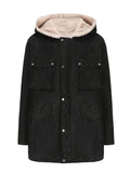 Damen Wickeljacke mit kuscheligem Innenfutter R&B