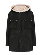 Damen Wickeljacke mit kuscheligem Innenfutter R&B