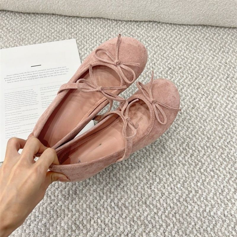 Damen Ballerinas mit Schleifenverzierung R&B