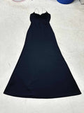 Damen Maxi-Kleid mit verstellbaren Spaghetti-Trägern und elegantem Rückenausschnitt R&B