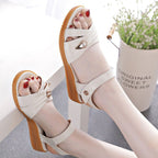 Damen Komfortable Sandalen mit dämpfendem Fußbett und modischem Riemendesign