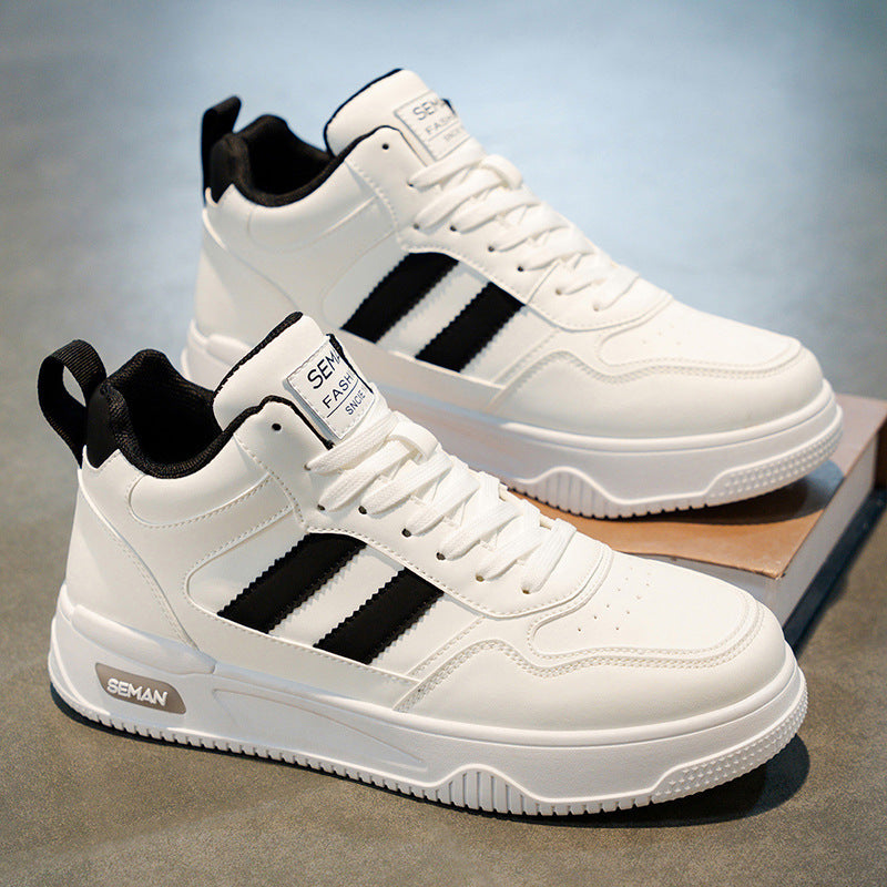 Damen Sportliche High-Top Sneakers mit gepolsterter Sohle und griffigem Profil