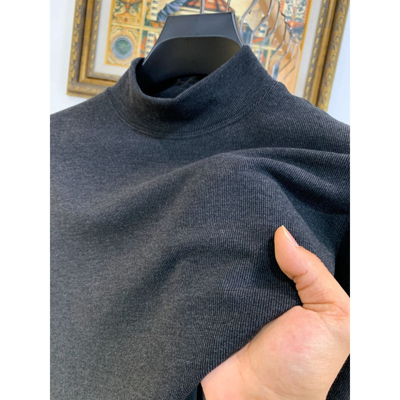 Damen Stehkragen Pullover aus weicher Baumwollmischung R&B