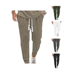 Herren nan Thermo-Zopfstrick-Jogginghose mit breitem Rippenbund und dekorativer Kordel R&B