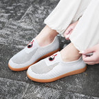 Damen Komfortable Slip-On Sneakers mit atmungsaktivem Obermaterial und rutschfester Sohle R&B