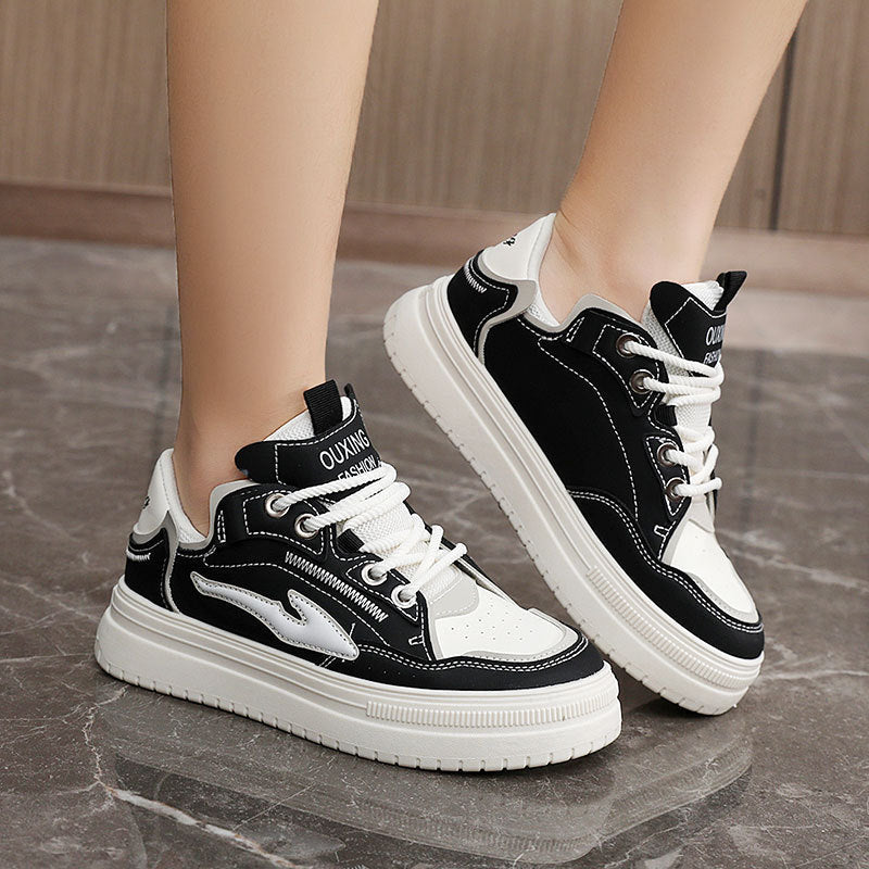 Damen modische Sneakers mit atmungsaktiver Mesh-Oberfläche und dämpfender Sohle R&B