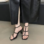 Damen stilvolle Sandalen mit verstellbarem Riemendesign R&B